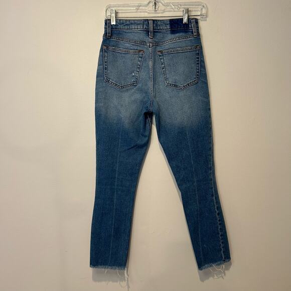 Abercrombie‎ & Fitch Simone High Rise Slim Straight Leg Jeans Size 25 0P Classic - Picture 4 of 7